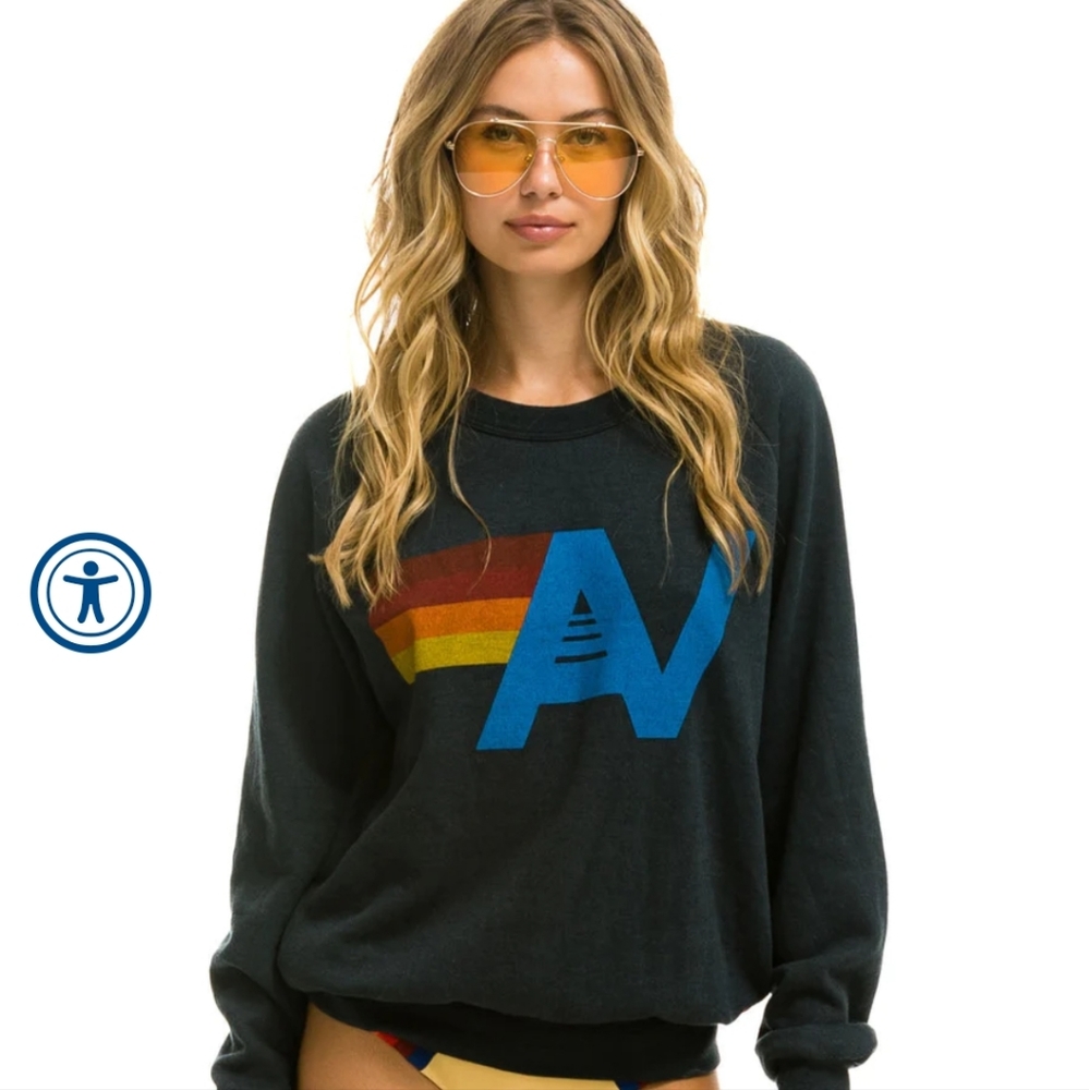 Aviator Nation logo sweatshirt